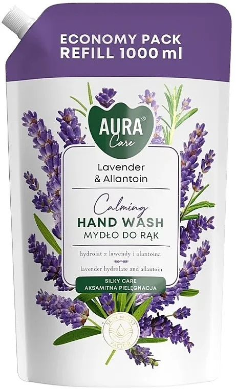 Bispol Aura Care Lavender &amp; Allantoin Calming Hand Wash Tečni sapun za ruke Lavanda (doypack)