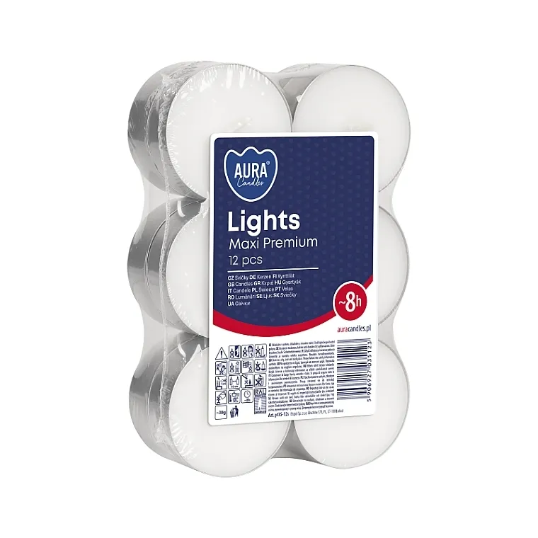 Bispol Aura Night lLights Scented Candles Set svećica bez mirisa