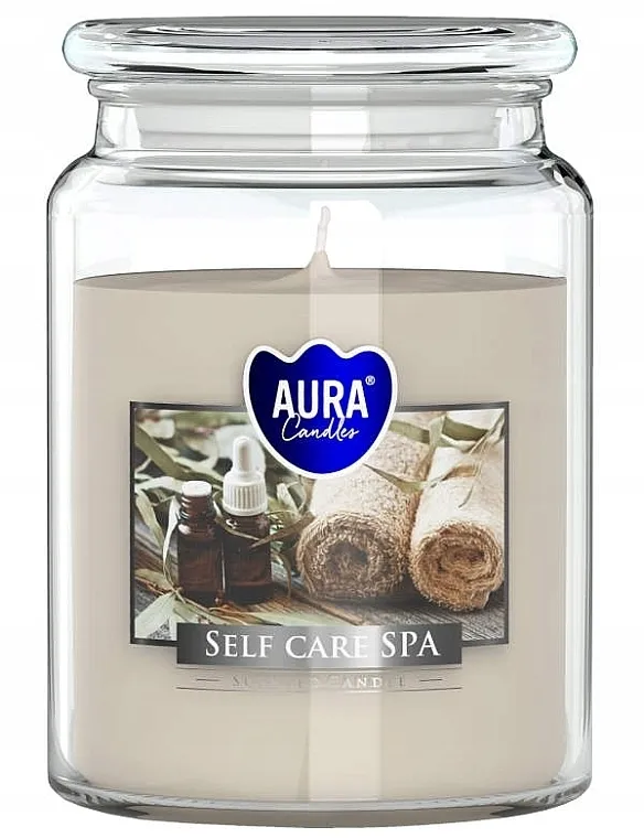 Bispol Aura Scented Candle Self Care Spa Mirisna sveća u tegli "Spa nega"