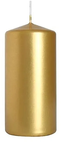 Bispol Cilindrična sveća 50x100 mm, zlatna