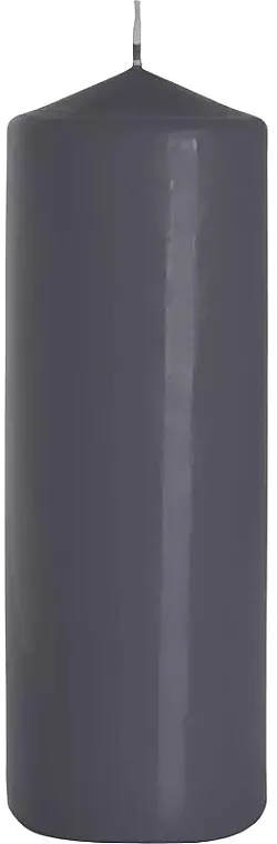 Bispol Cilindrična sveća 80x250 mm, siva