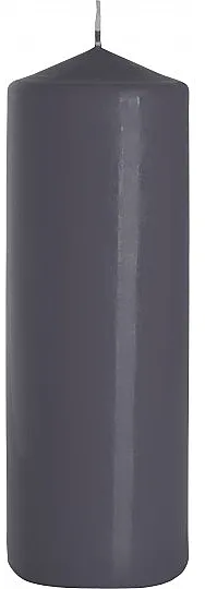 Bispol Cilindrična sveća 80x200 mm, siva