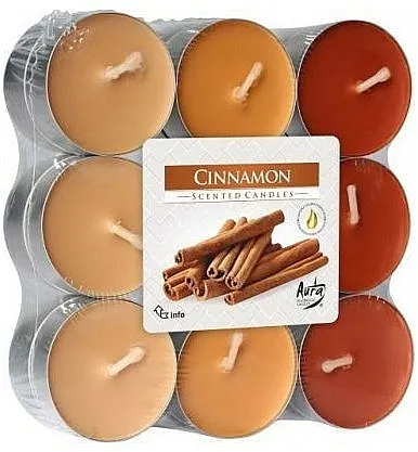 Bispol Cinnamon Scented Candles Set čajnih sveća "Cimet", 18 kom.