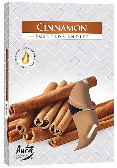 Bispol Cinnamon Scented Candles Set čajnih sveća "Cimet"