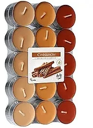 Bispol Cinnamon Scented Candles Set čajnih sveća "Cimet", 30 kom.