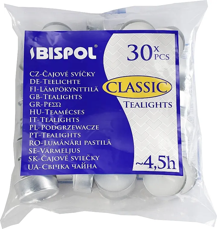 Bispol Classic Tealights Čajne sveće