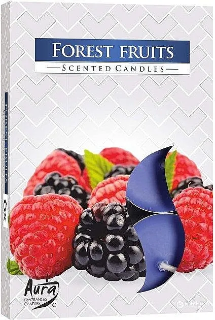 Bispol Forest Fruits Scented Candles Set čajnih sveća "Šumsko voće"
