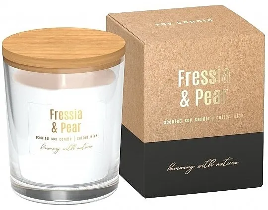 Bispol Freesia &amp; Pear Soy Candle Mirisna sveća od sojinog voska "Frezija i kruška"