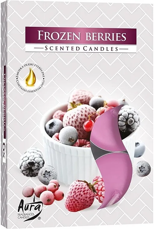 Bispol Frozen Berries Scented Candles Set čajnih sveća "Zamrznute bobice"