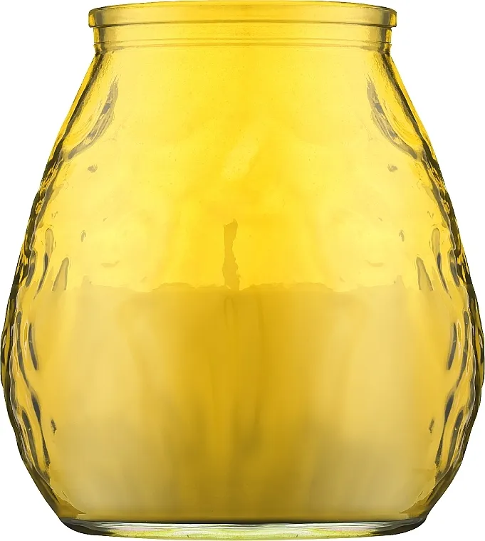 Bispol Garden Candle In A Glass Baštenska sveća, žuta