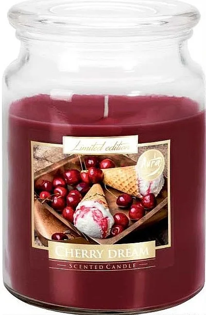 Bispol Limited Edition Scented Candle Cherry Dream Mirisna sveća u tegli "Višnjin san"