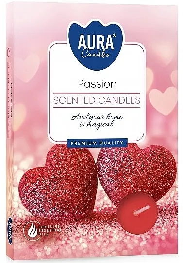 Bispol Passion Scented Candles Set čajnih sveća "Strast"