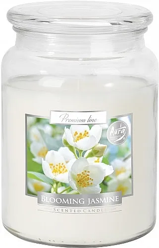 Bispol Premium Line Scented Candle Blooming Jasmine Mirisna premium sveća u tegli "Jasmin u cvatu"