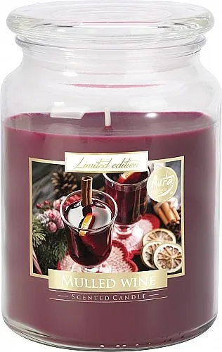 Bispol Premium Line Scented Candle Mulled Wine Mirisna premium sveća u tegli "Kuvano vino"
