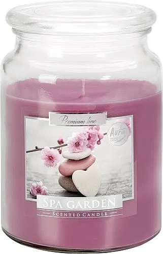 Bispol Premium Line Scented Candle Spa Garden Mirisna premium sveća u tegli "Spa vrt"