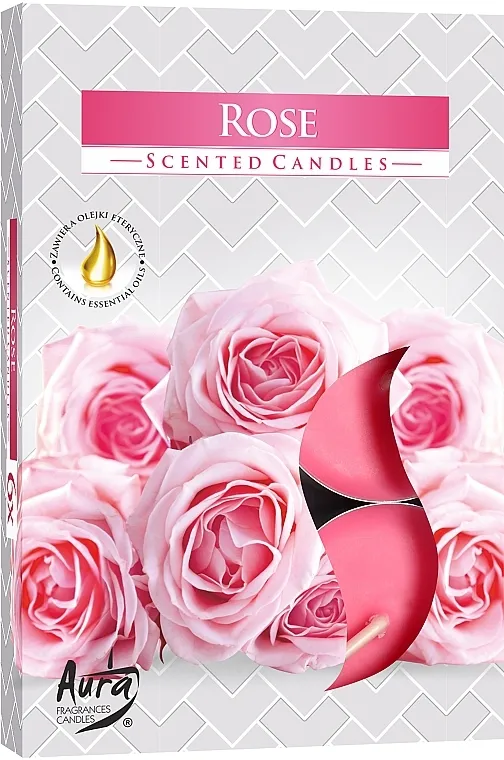 Bispol Rose Scented Candles Čajne sveće "Ruža"