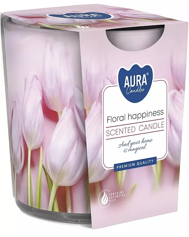Bispol Scented Candle Floral Happiness Mirisna sveća u čaši "Cvetna sreća"