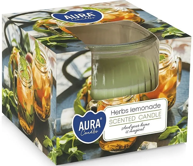Bispol Scented Candle Mirisna sveća "Biljna limunada" u staklu
