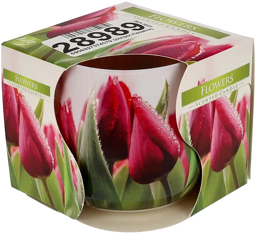 Bispol Scented Candle Mirisna sveća "Cveće" u čaši