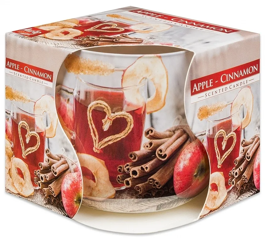 Bispol Scented Candle Mirisna sveća "Jabuka i cimet" u čaši