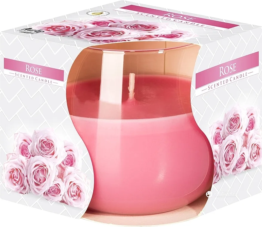 Bispol Scented Candle Mirisna sveća "Ruža" u čaši