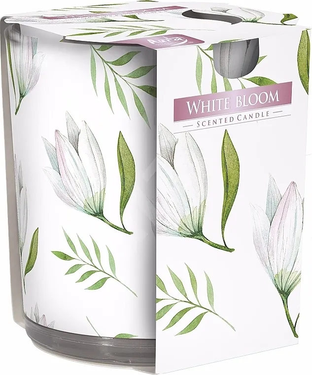 Bispol Scented Candle White Bloom Mirisna sveća u čaši "Belo cvetanje"