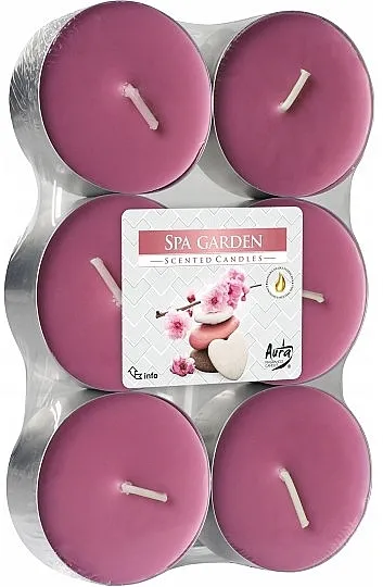 Bispol Spa Garden Maxi Scented Candles Set čajnih sveća "Spa vrt"