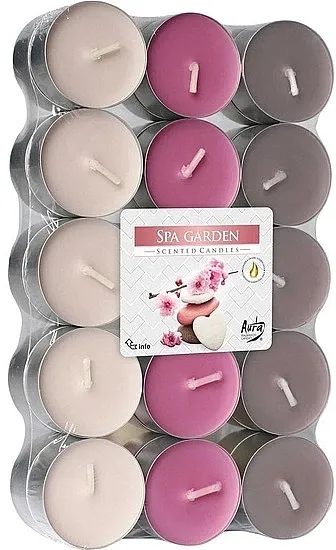 Bispol SPA Garden Scented Candles Set čajnih sveća "SPA vrt", 30 kom.