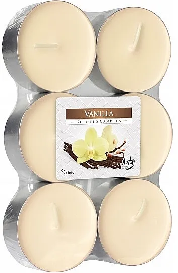 Bispol Vanilla Maxi Scented Candles Set čajnih sveća "Vanila"