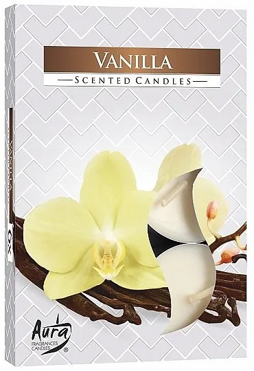 Bispol Vanilla Scented Candles Set čajnih sveća "Vanila"