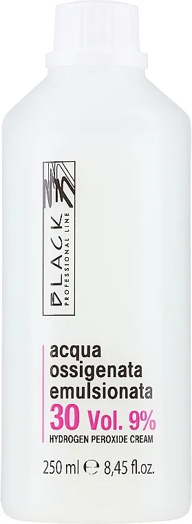 Black Professional Line Cream Hydrogen Peroxide Emulsion Oxidizer 30 Vol. 9%