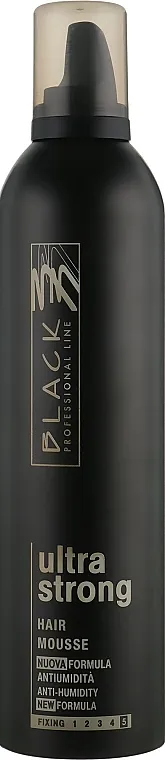 Black Professional Line Extra Strong Mousse za kosu ekstra jakog učvršćivanja