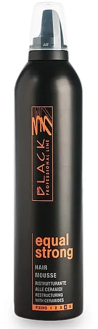 Black Professional Line Mousse Equal Fissaggio Forte Regenerativni mousse jakog fiksiranja