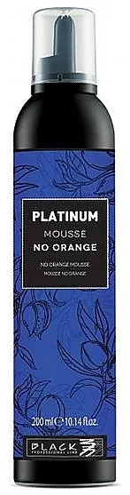 Black Professional Platinum Mousse No Orange Tonirana pena za svetlu kosu