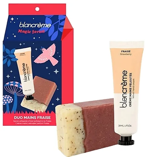 Blancreme Magic Forest Hands Duo Strawberry (h/cr/30ml + scr/40ml) Set
