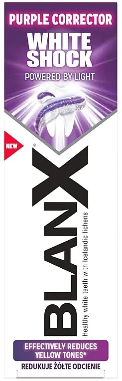 BlanX White Shock Purple Corrector Toothpaste Paste za izbeljivanje zuba