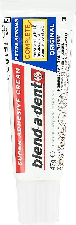 Blend-A-Dent Extra Strong Original Super Adhesive Cream Krema za pričvršćivanje proteza