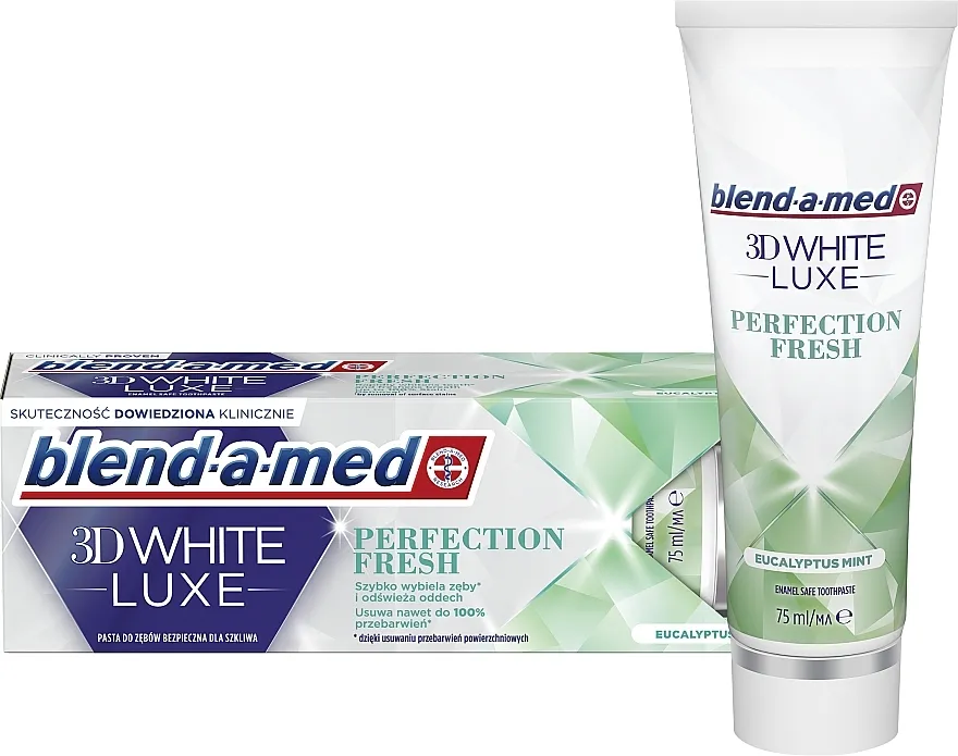 Blend-a-med 3D White Luxe Perfection Fresh Eucalyptus Mint Pasta za zube