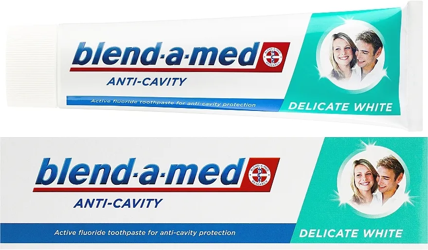 Blend-a-med Anti-Cavity Delicate White Pasta za zube "Delikatno izbjeljivanje"
