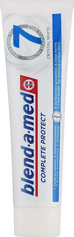 Blend-a-Med Complete Protect 7 Crystal White Toothpaste Pasta za zube "Complex 7+ Whitening"