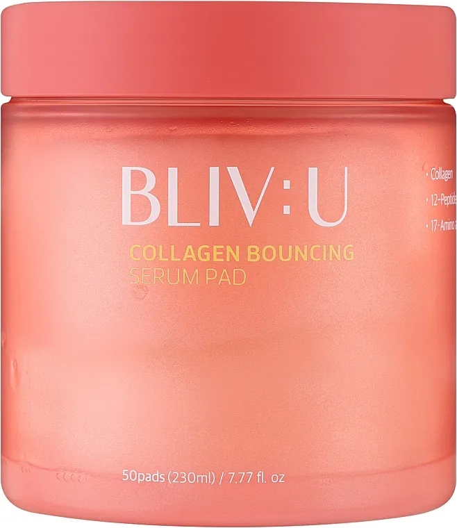 Bliv:U Collagen Bouncing Serum Pad Kolagenski flasteri
