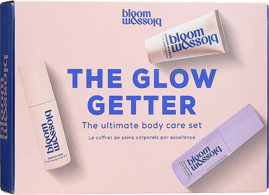 Bloom &amp; Blossom The Glow Getter The Ultimate Body Care Set (foot/spray/40ml + b/balm/25ml + b/oil/40ml)