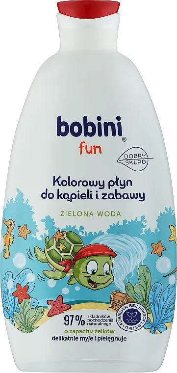 Bobini Fun Bubble Bath &amp; Body High Foam Gel pena za kupanje Green Water