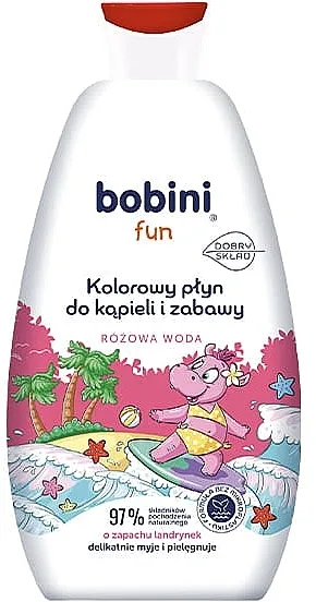 Bobini Fun Bubble Bath &amp; Body High Foam Pena za kupanje sa ružinom vodom