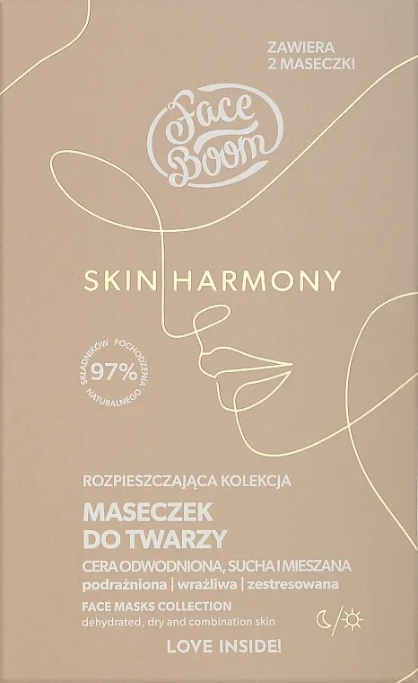 BodyBoom FaceBoom Skin Harmony Face Masks Collection Maska za lice