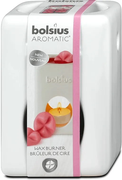 Bolsius Aromatic Square Wax Burner Lampica za vosak, beli
