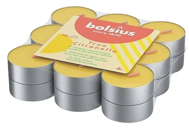 Bolsius Citronella Candle Set sveća tealight Citronela, 18x4H