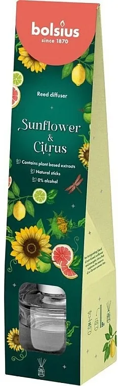 Bolsius Sunflower &amp; Citrus Reed Diffuser Difuzor mirisa Suncokret i citrusi