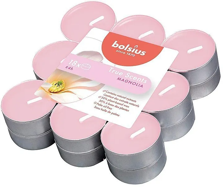 Bolsius True Scents Magnolia 4H Candle Set mirisnih grejača