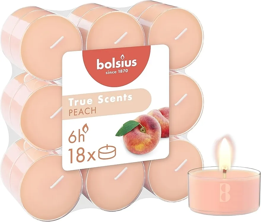 Bolsius True Scents Peach 6H Candle Mirišljave sveće